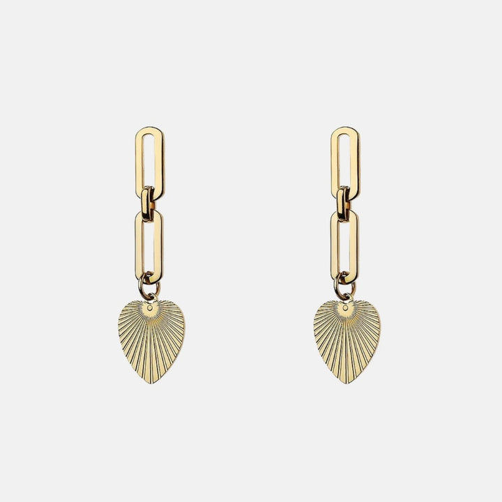 Alina Heart Drop Earrings