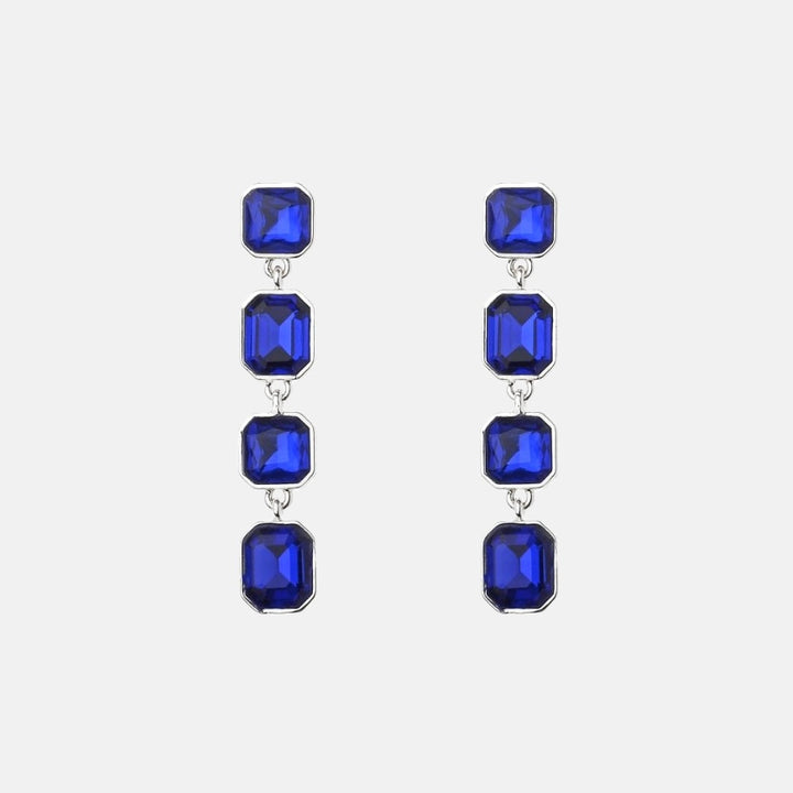 Chelsea Bijou Drop Earrings - Royal Blue | Sage Green | Blush Pnk