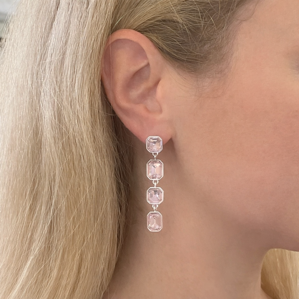 Chelsea Bijou Drop Earrings - Royal Blue | Sage Green | Blush Pnk