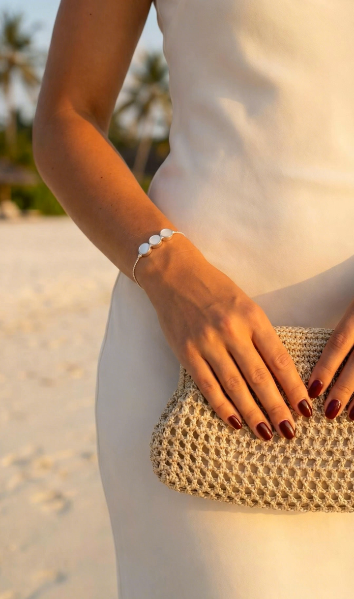 Mother of Pearl Koki Bracelet - Gold | Silver