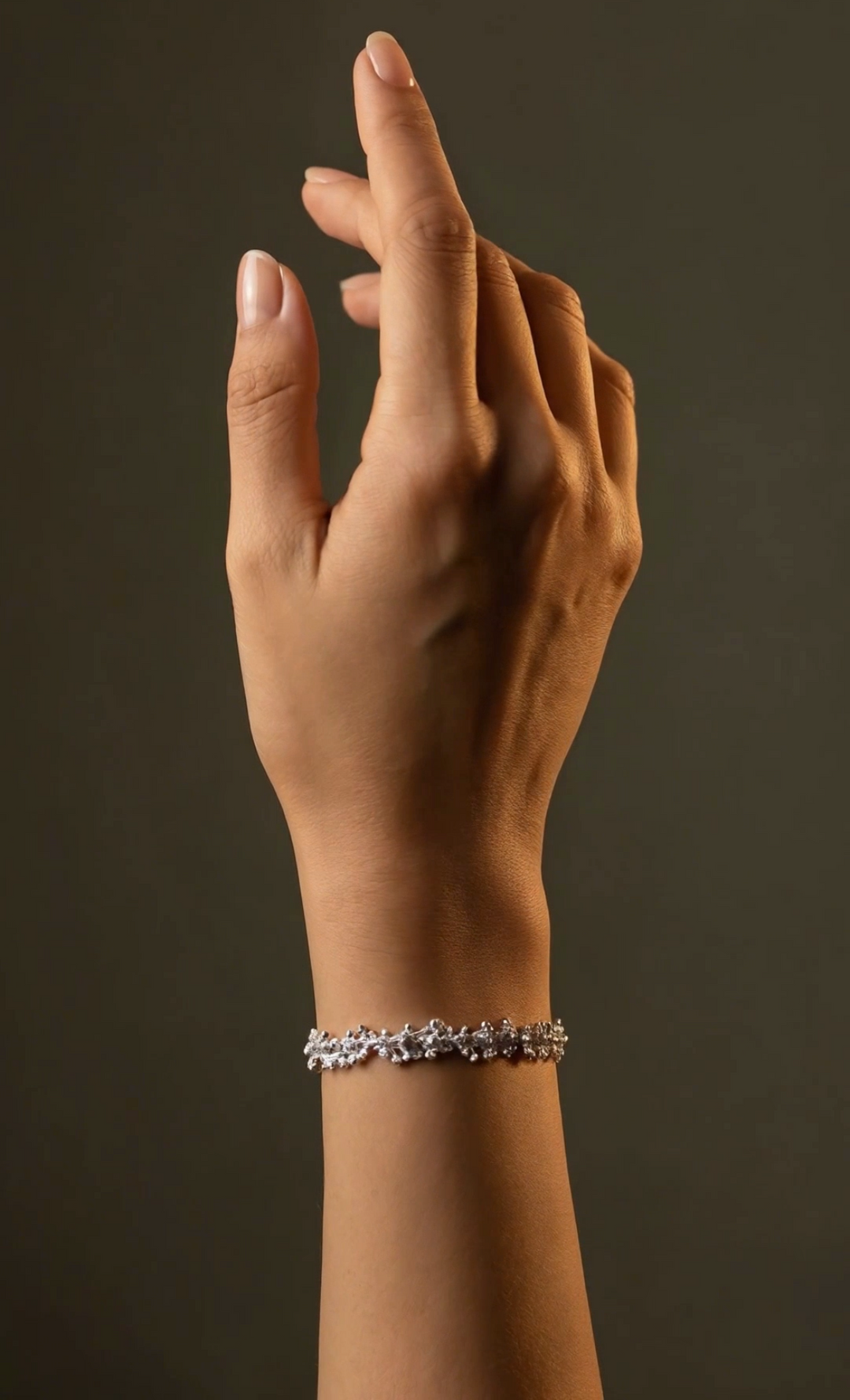 Theron Sterling Silver Ball Bracelet