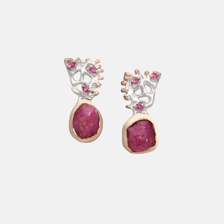 Pink Sapphire Elena Earrings