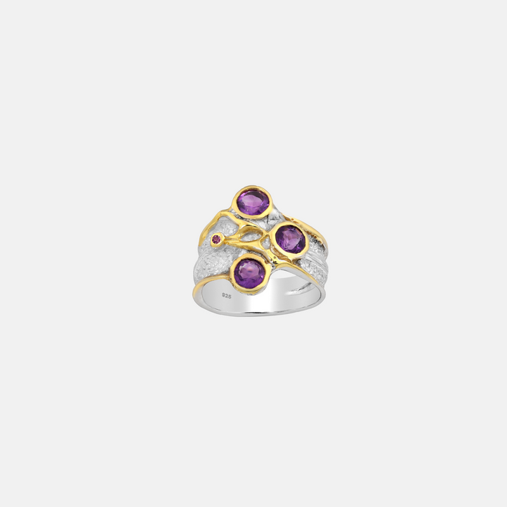 Amethyst Atlantis Ring