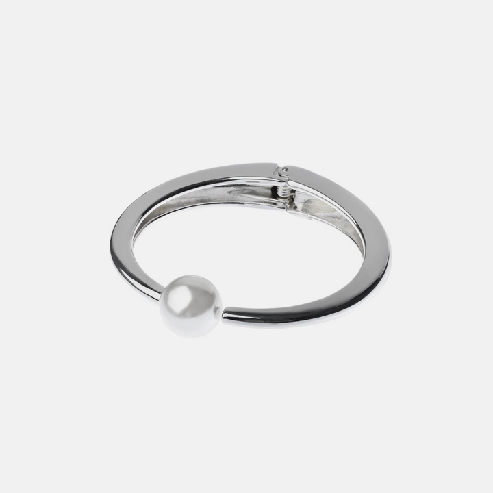 Pearl Orbit Bracelet - Silver | Gold