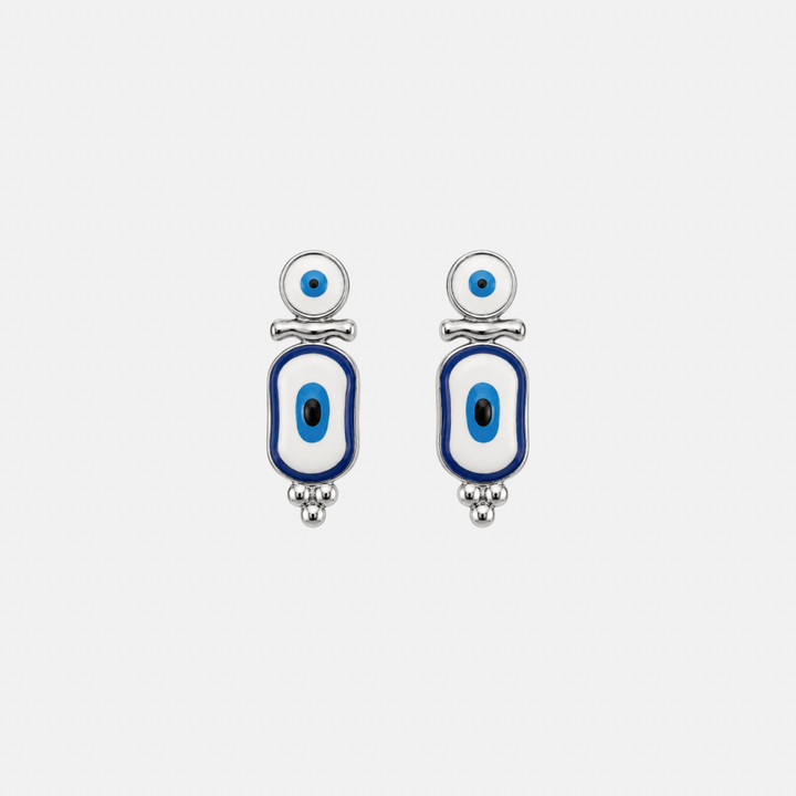 Eye of Protection Earrings - Gold Steel | Silver Steel