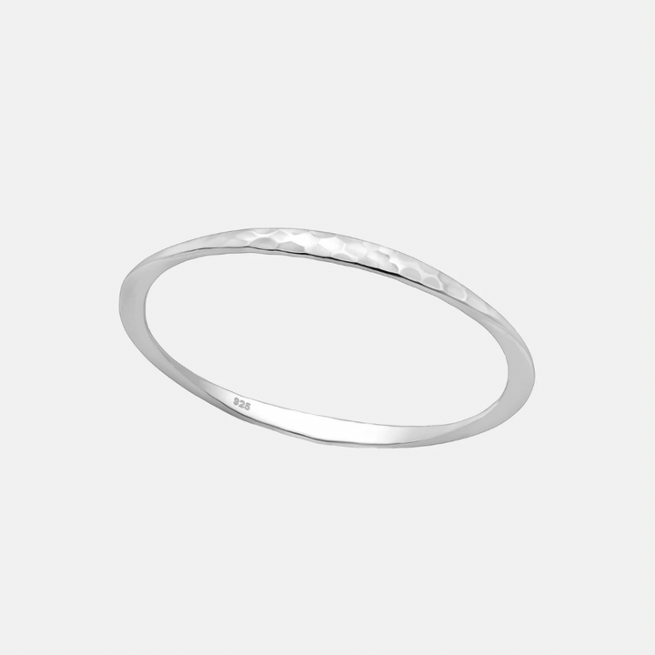 Namibia Hammered Sterling Silver Bangle