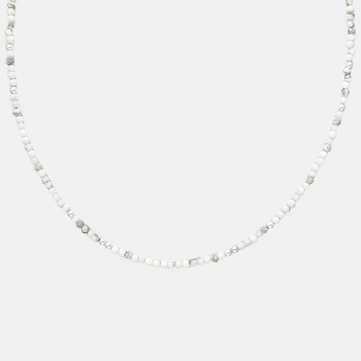 Sia Stone Choker Necklaces - Black Onyx | Chrysocolla | Howlite | Fresh Water Pearl | Tourmaline | Turquoise