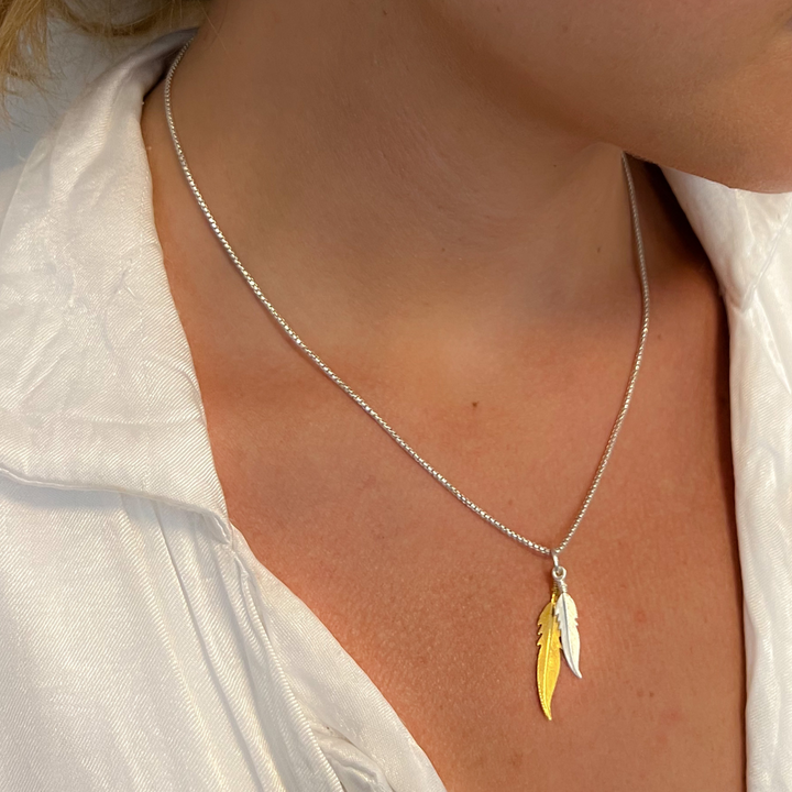 Hendrix Feather & Chain .925 Necklace
