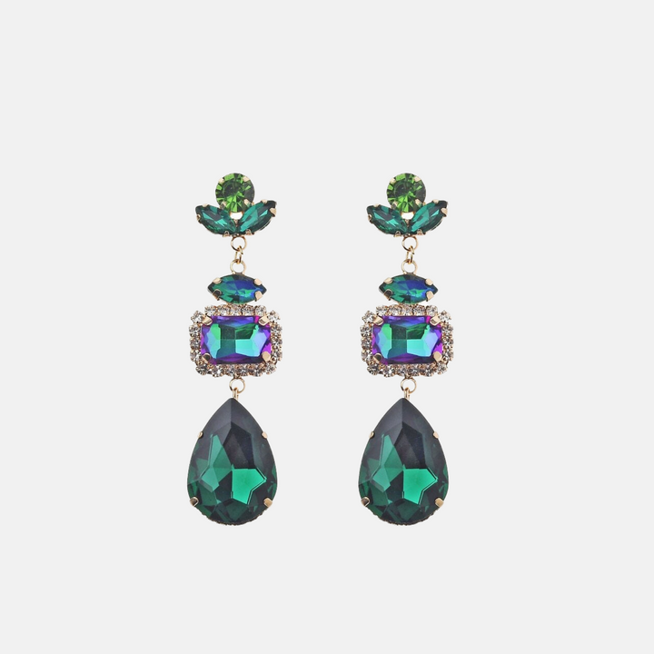 Emerald Bijou Drop Earrings