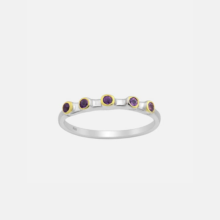 Amethyst Tiara Ring