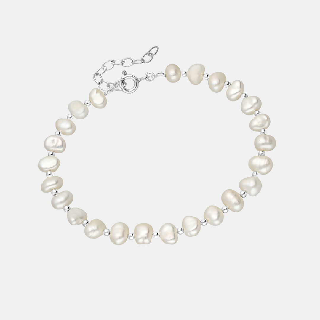 Tuli Fresh Water Pearl Sterling Silver Bracelet