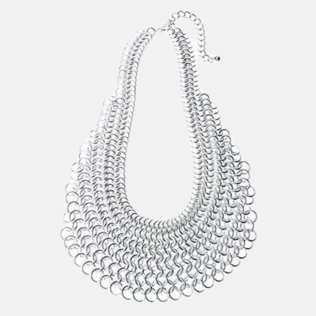 Bjorn Chainmail Silver Necklace
