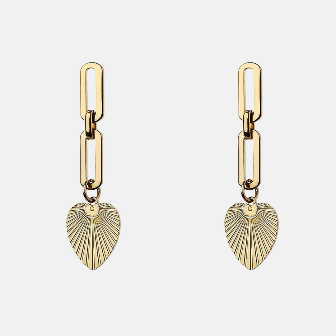 Alina Heart Drop Earrings