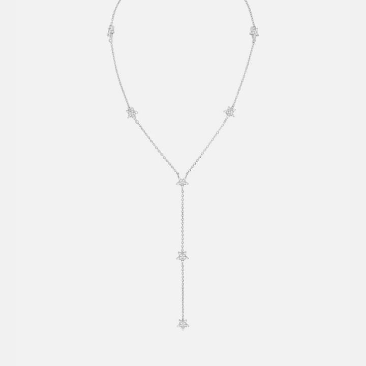 Kiruna V-Shape Stars Sterling Silver Necklace