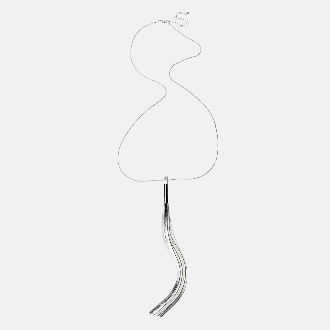 Iguazu Long Tassel Necklace