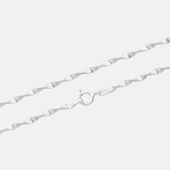 Sterling Silver Twisty Snake Chain