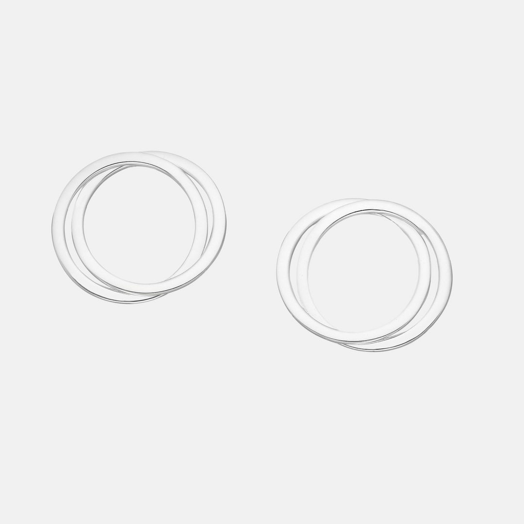 Capri Interlocked Rings Earrings