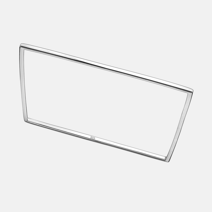 Geo Sterling Silver Bangles  - Square | Hexagonal