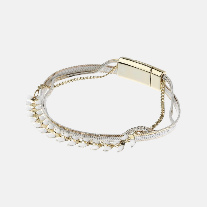 Abi Triple Chain Magnetic Bracelets