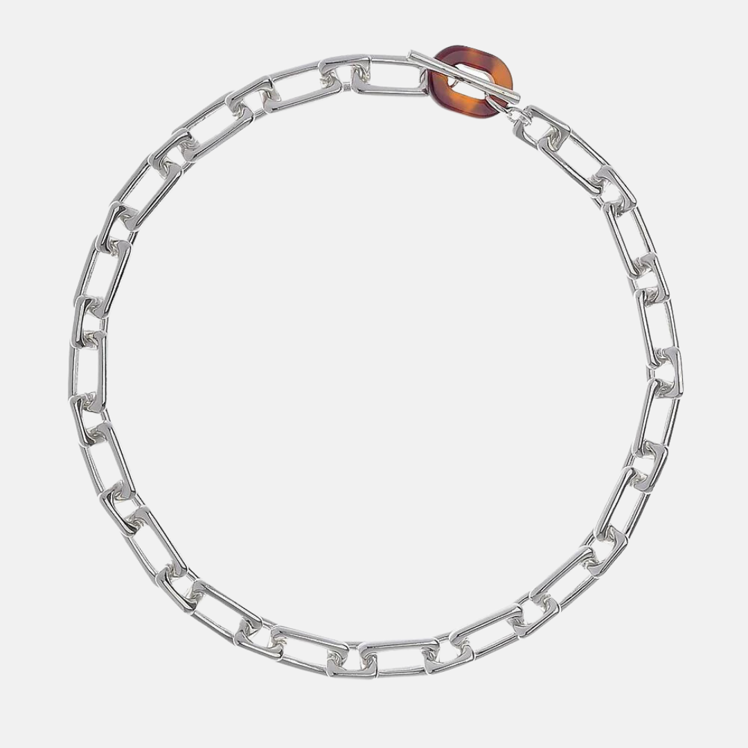 Siena Square Link Chain Necklace - Gold | Silver