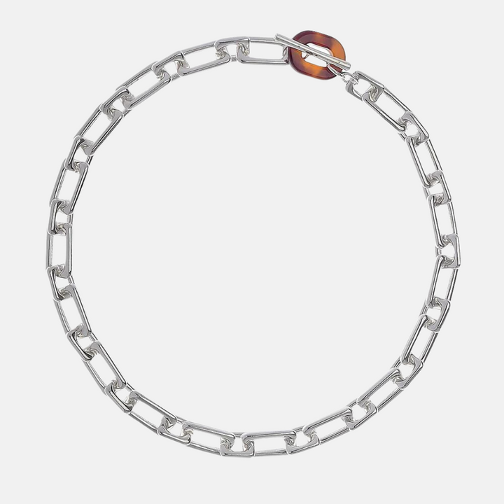 Siena Square Link Chain Necklace - Gold | Silver