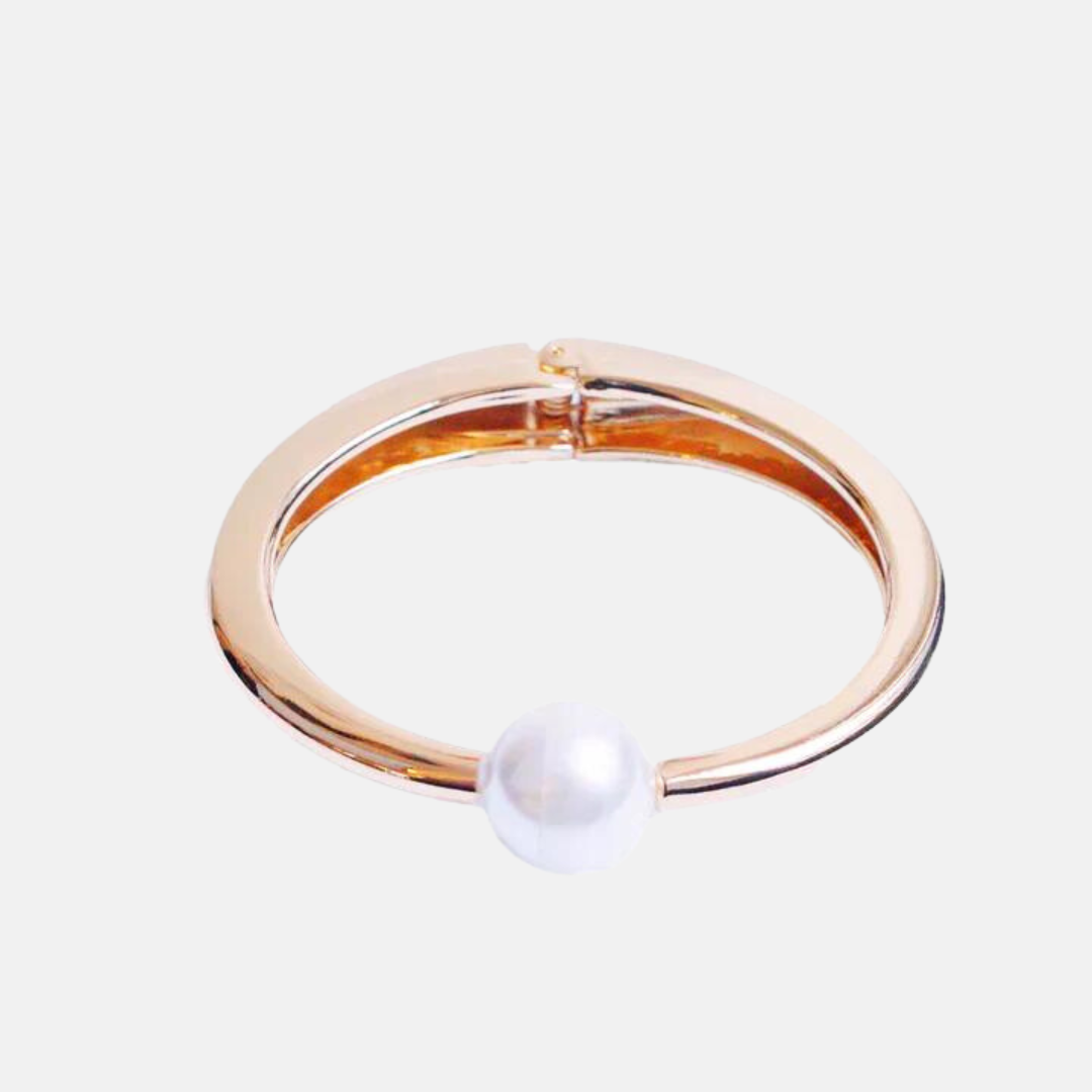 Pearl Gold Orbit Bracelet
