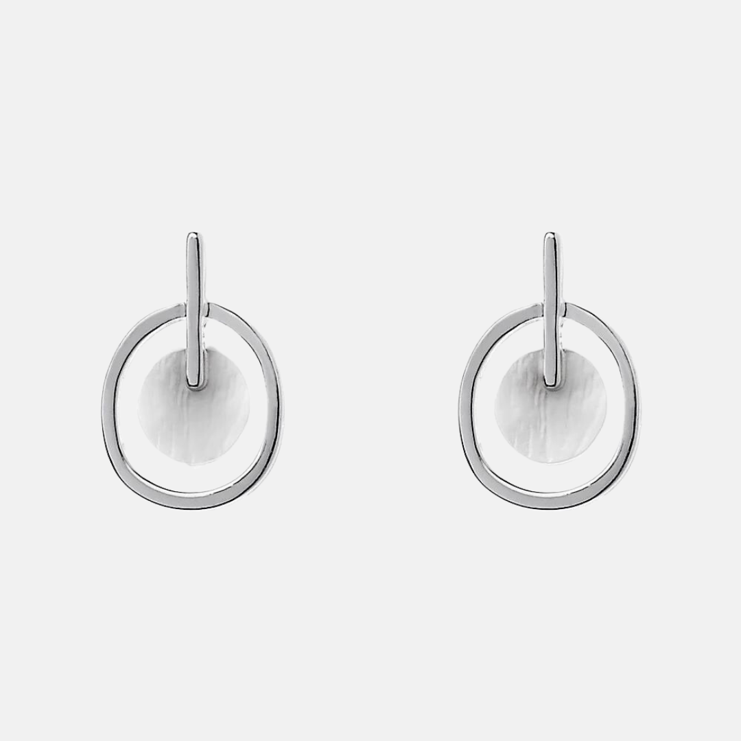 Kew Silver Duo Earrings