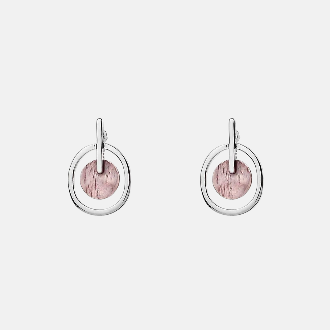 Kew Duo Earrings - Silver | Silver & Rose Gold