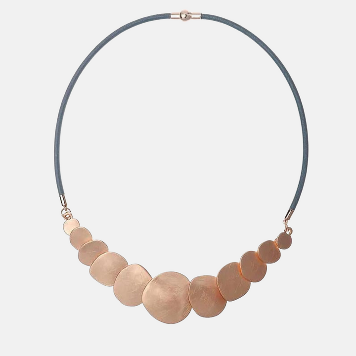 Pebble Rose Gold Zoe Necklace