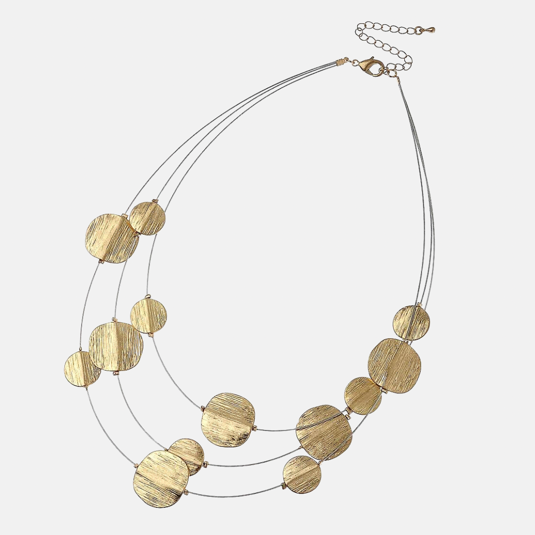Statement Coin Necklace - Gold