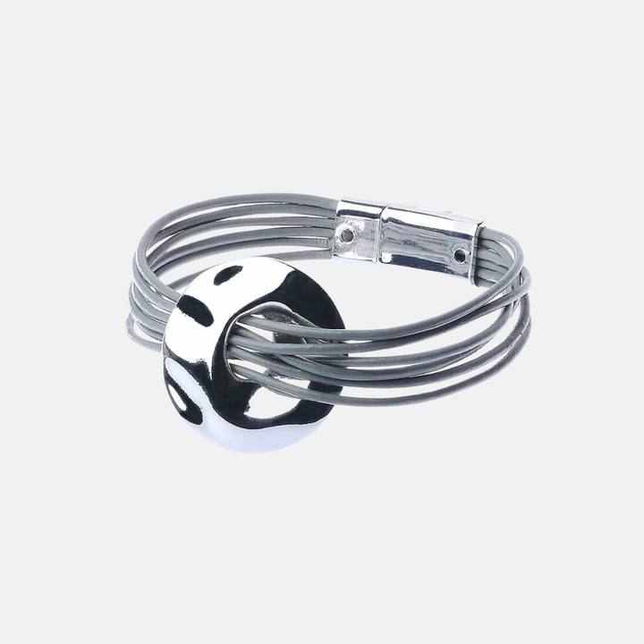 Riva Capture Magnetic Bracelet - Silver | Rose Gold
