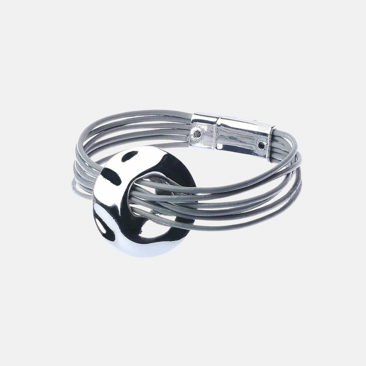 Riva Capture Magnetic Silver Bracelet