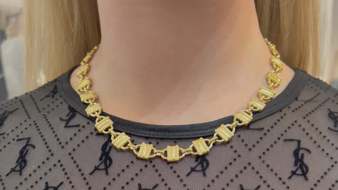 Mykonos Gold Chain Necklace