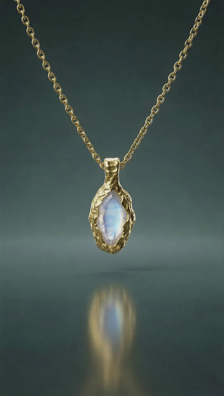 Heirloom Gemstone Necklace - Moonstone | Topaz