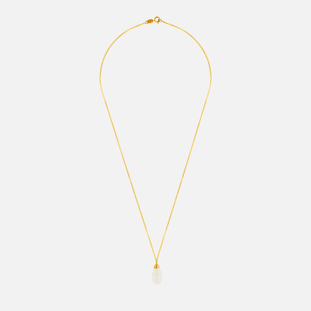 Olite Pendant 9ct Gold Necklaces - Labradorite | Iolite | Moonstone