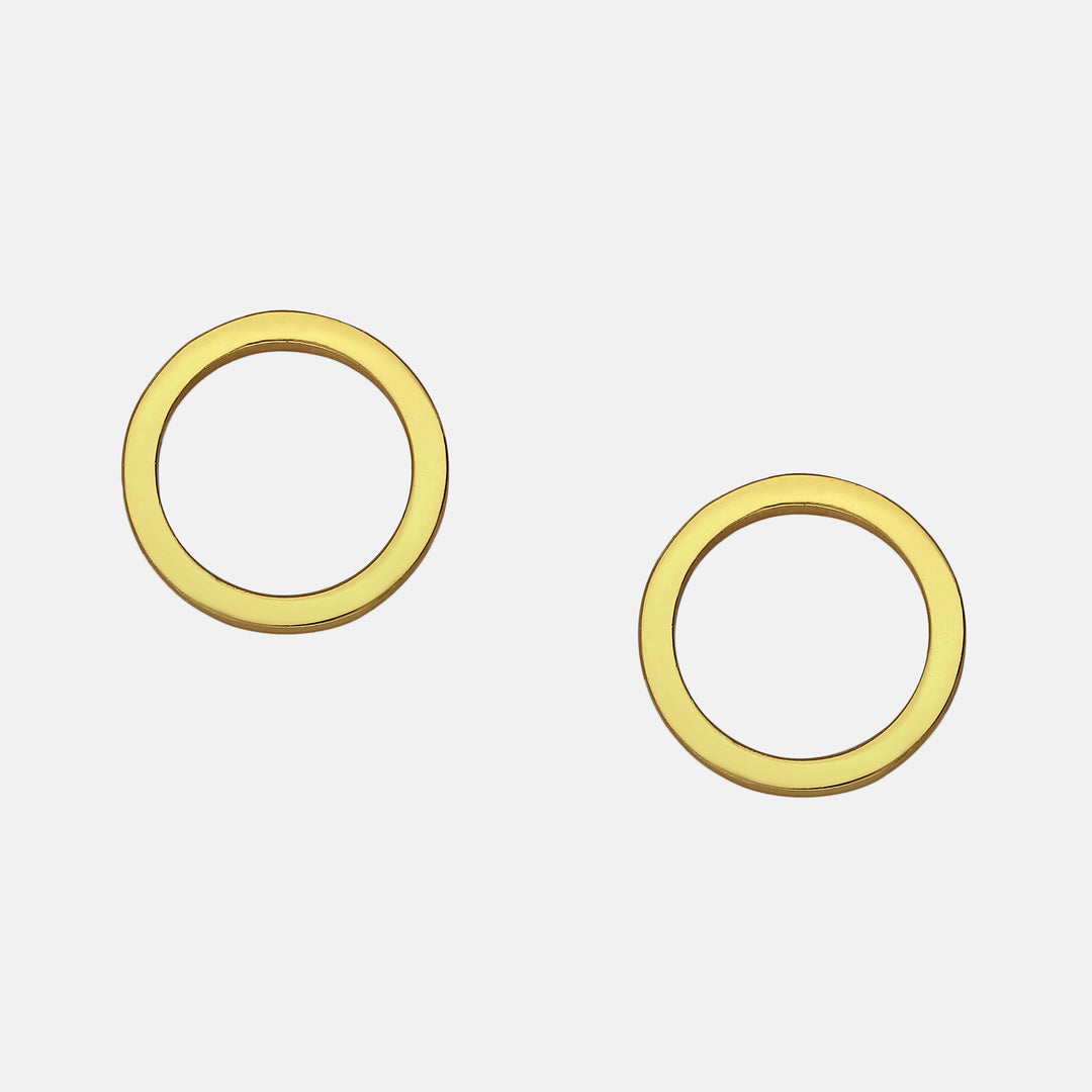 Orbit Gold Stud Earrings