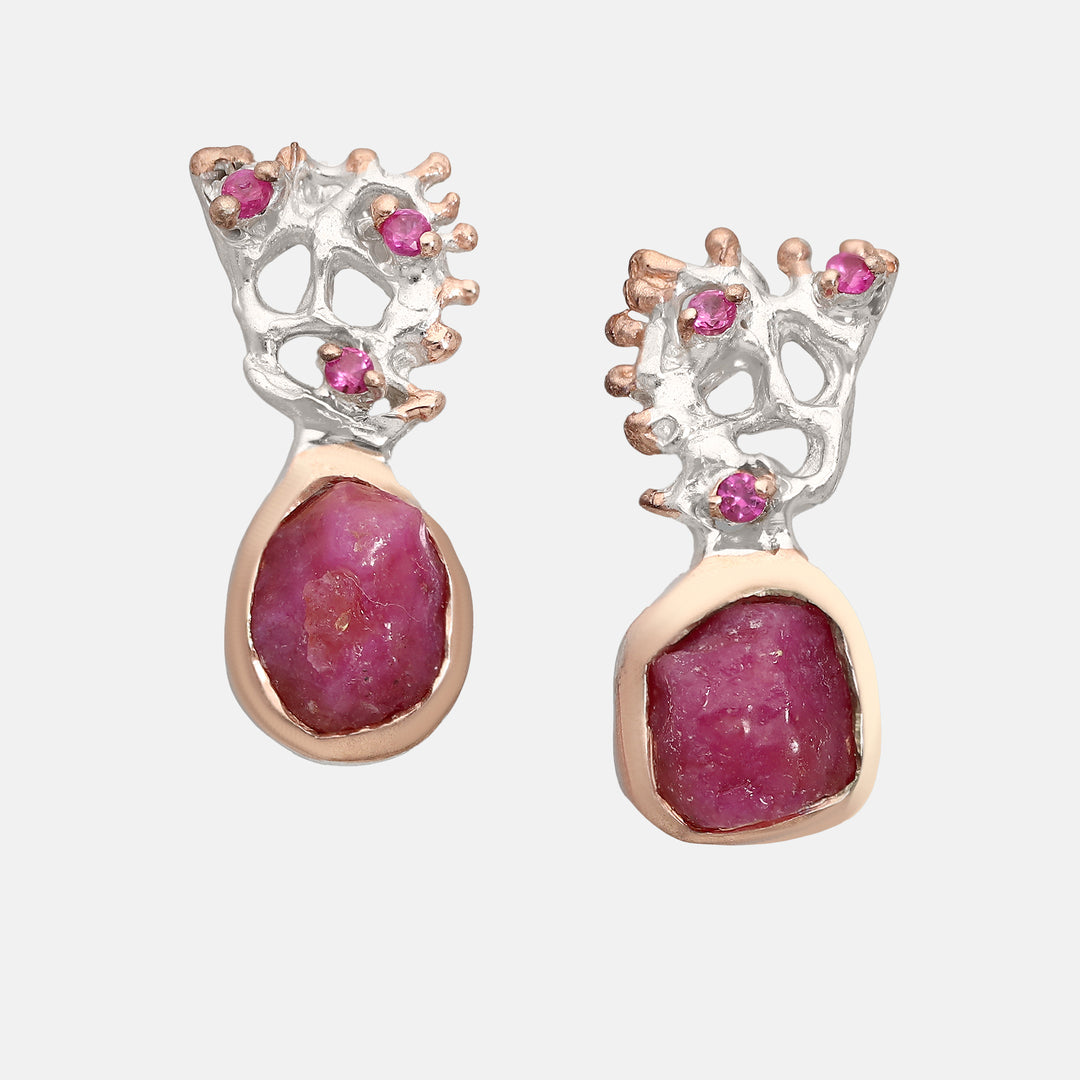 Pink Sapphire Elena Earrings