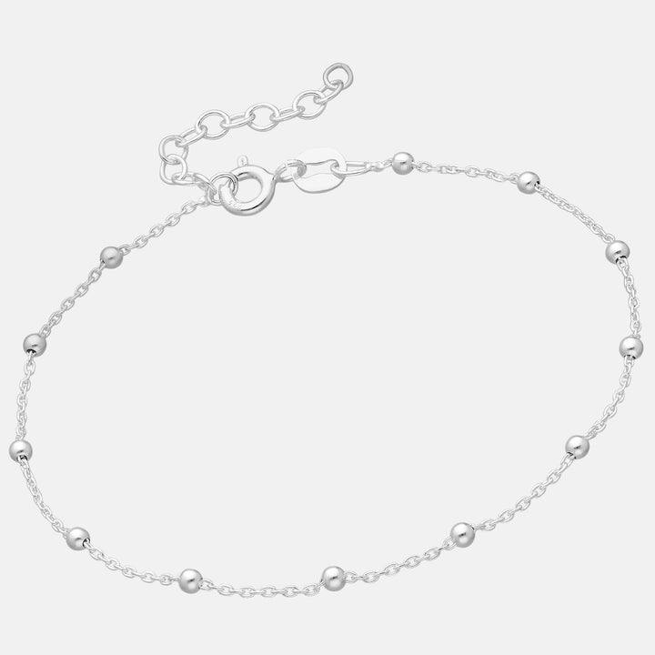 Chloe Sterling Silver Dots & Chain Bracelet