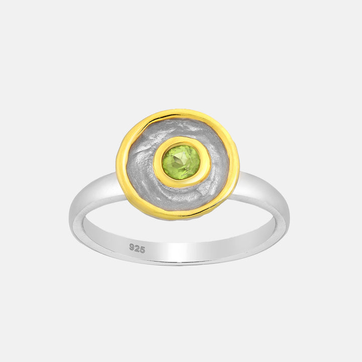 Solitaire Peridot Ring
