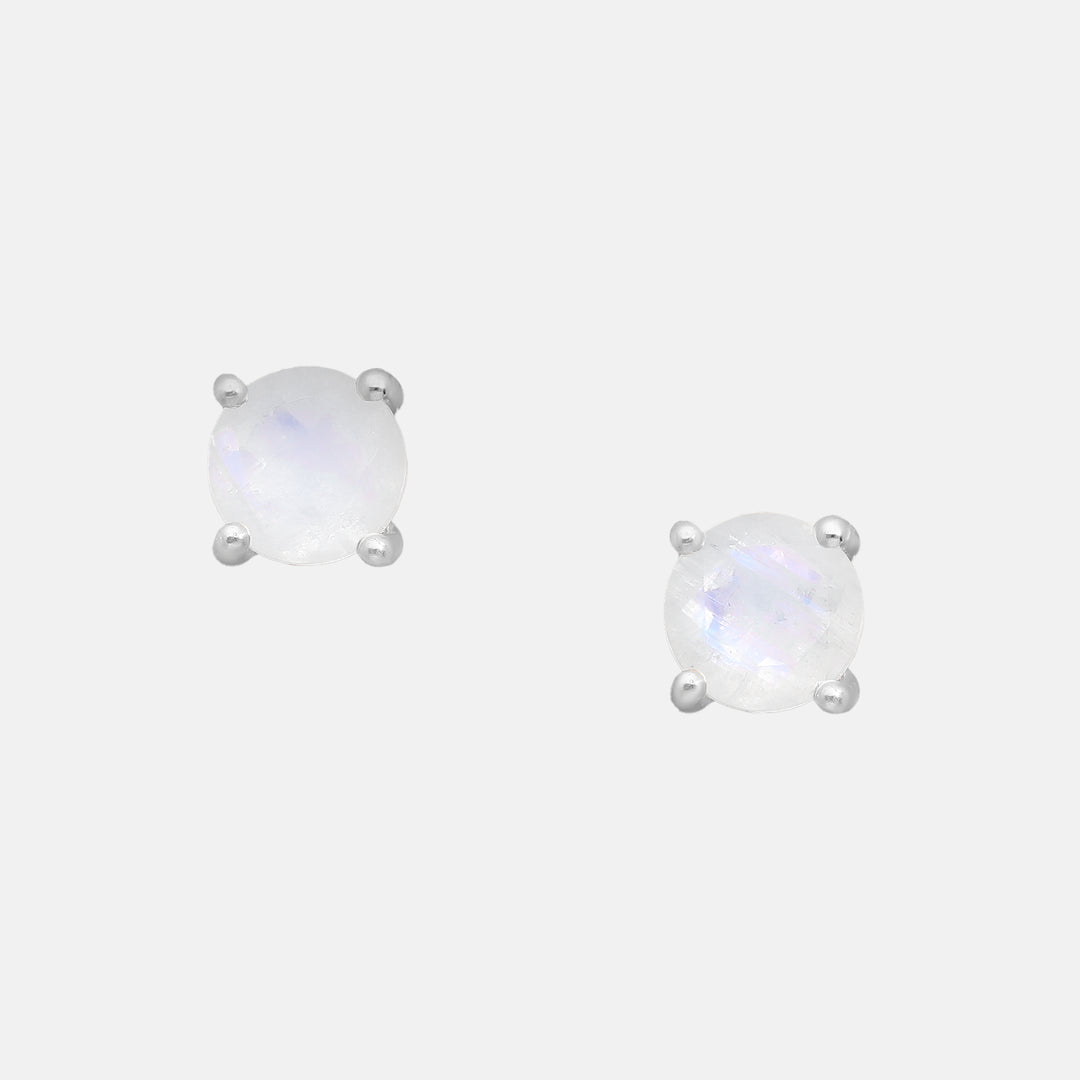 Moonstone Stud Earrings