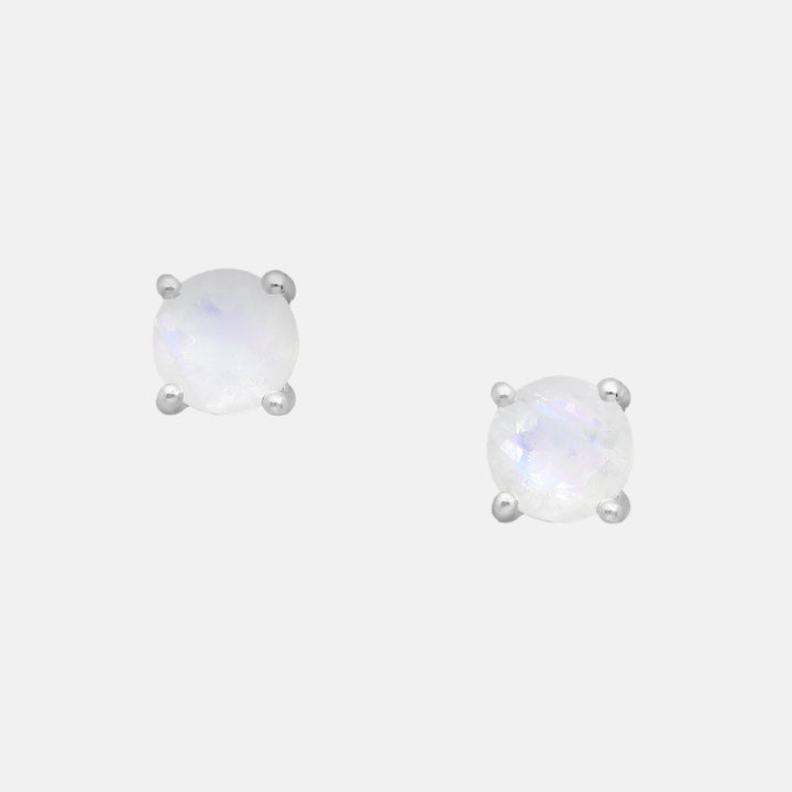 Moonstone Stud Earrings