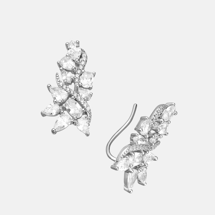 Aston Zirconia Ear Climber Earrings