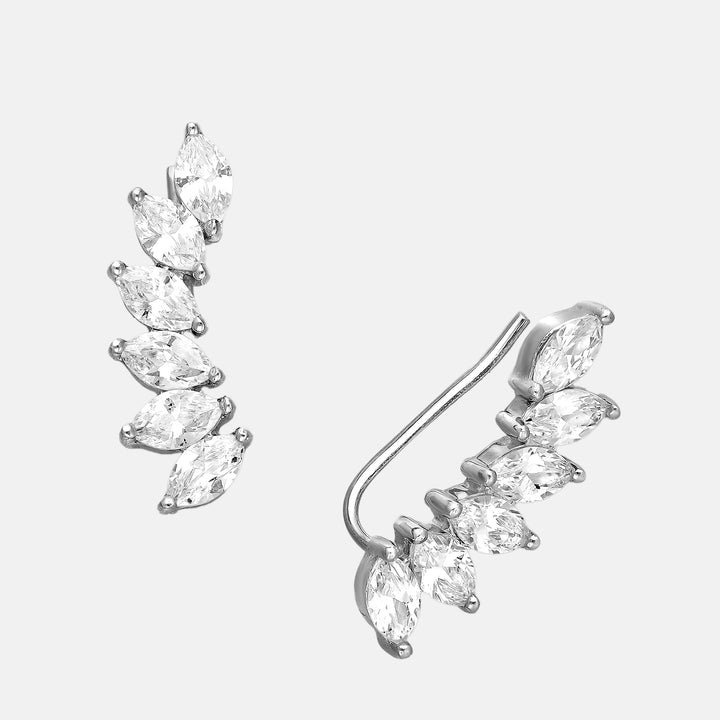 Lily Zirconia Ear Climber Earrings