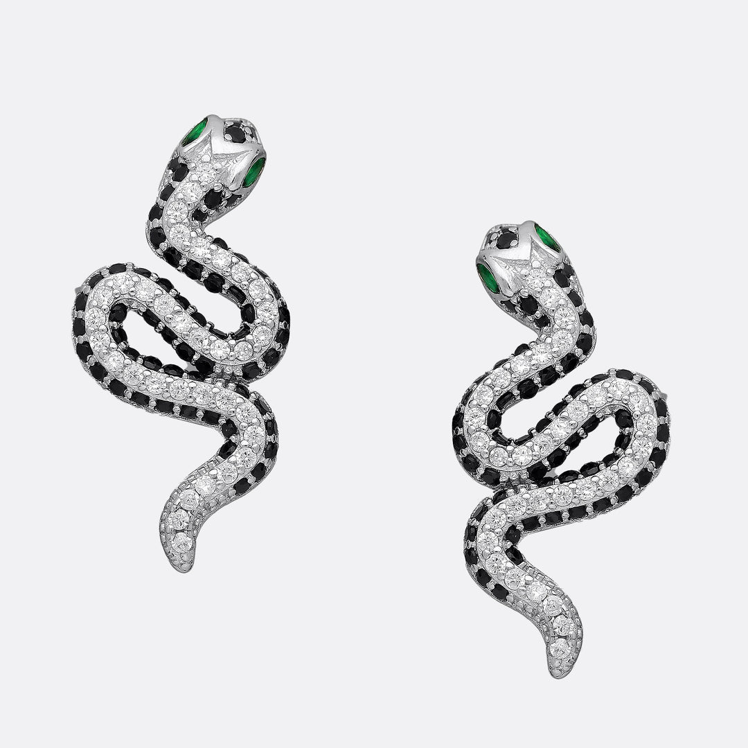 Ivy Couture Snake Earrings