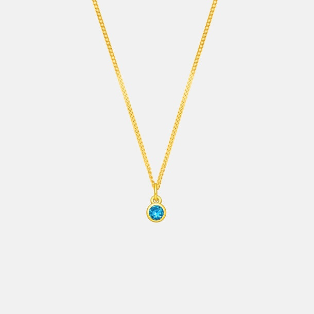 Nura Colourful Stone 9ct Gold Necklaces