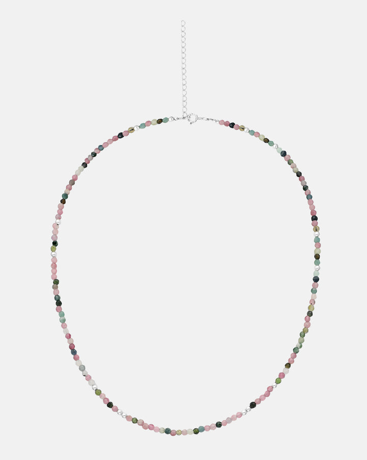Sia Stone Choker Necklaces - Tourmaline | Black Onyx | Rose Quartz | Chrysocolla | Howlite/Fresh Water Pearl