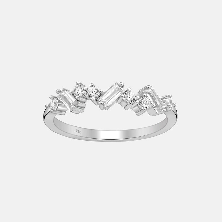 Zelda Baguette Sterling Silver Ring