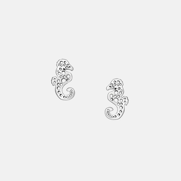 Clifton Seahorse Sterling Silver Stud Earrings