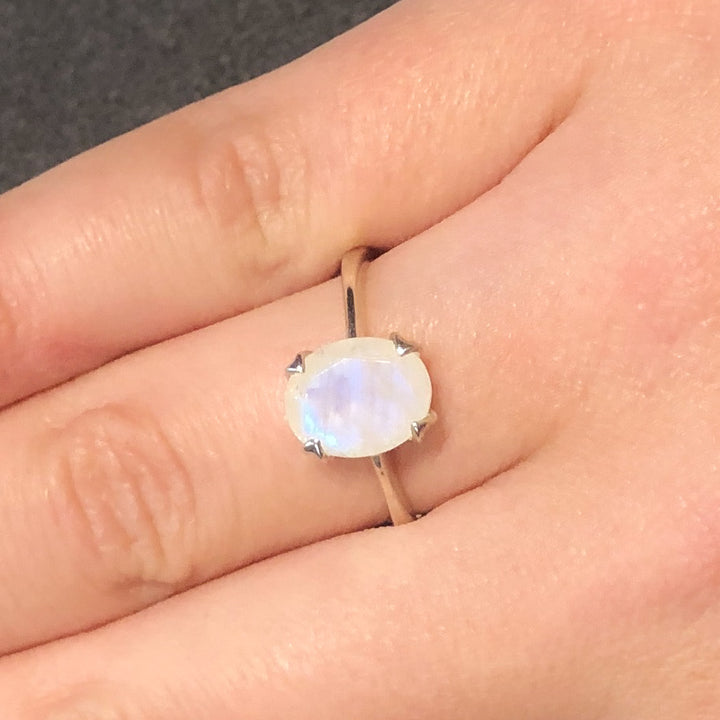 Sterling Silver Moonstone Ring