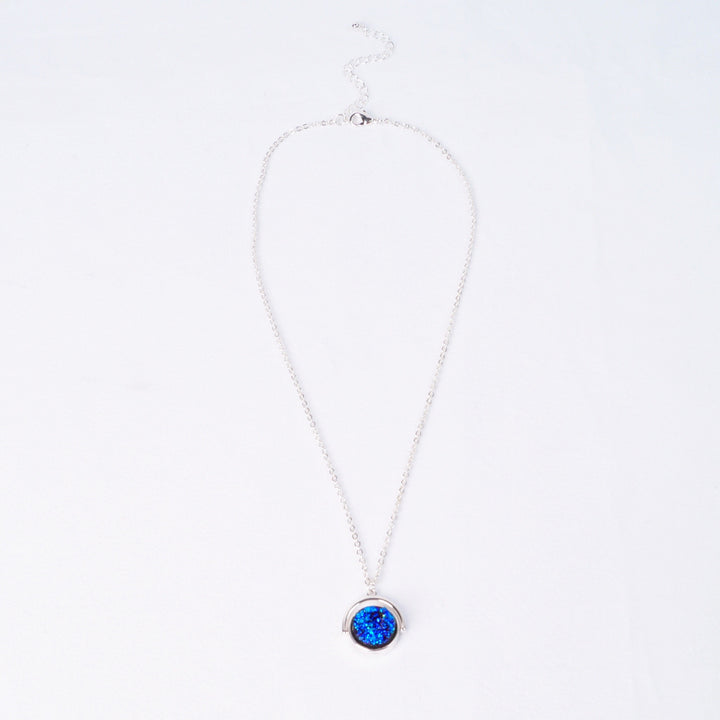 Neptune Stone Silver Necklace